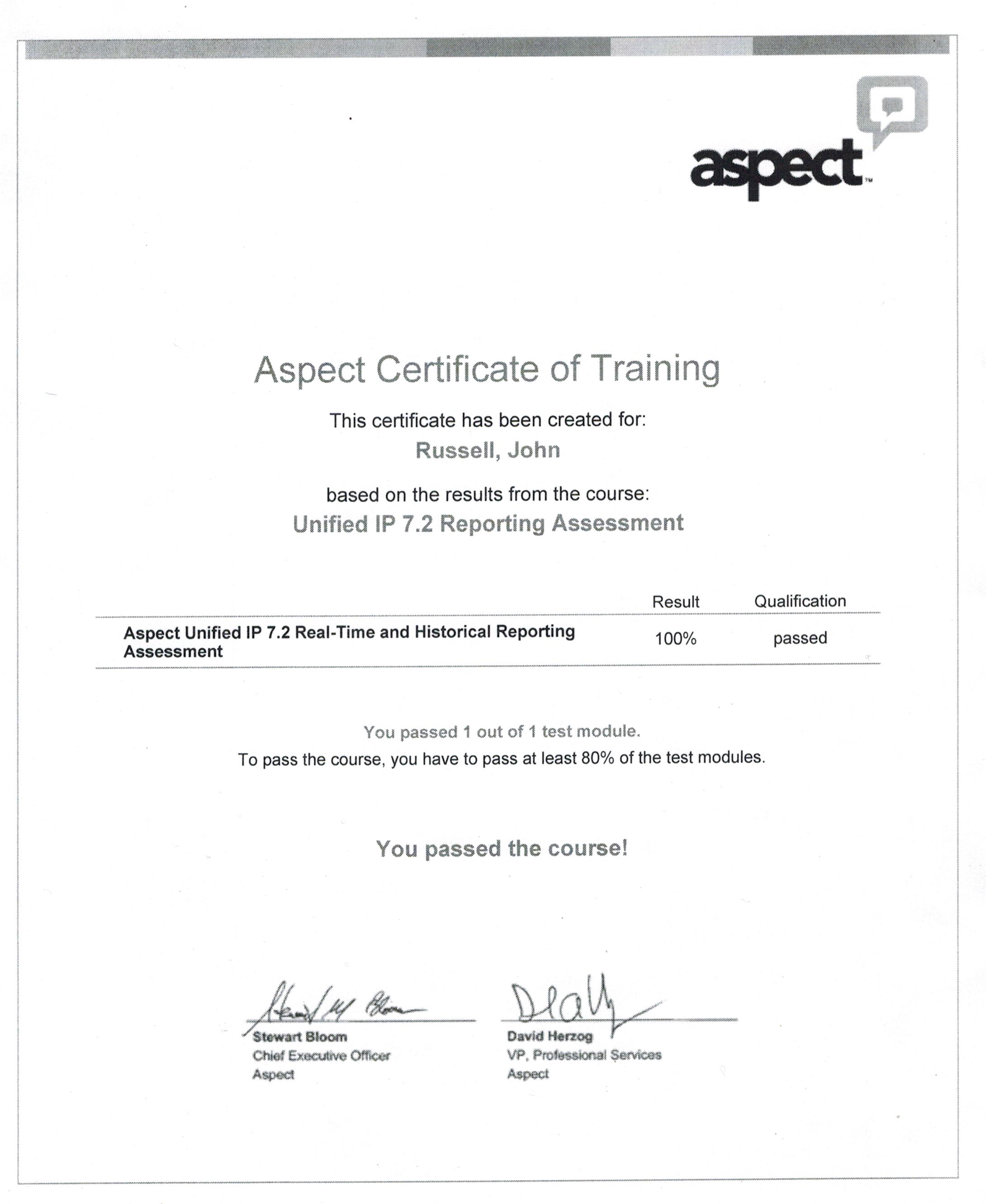 Certificate image